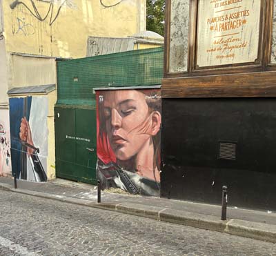 Montmartre street art